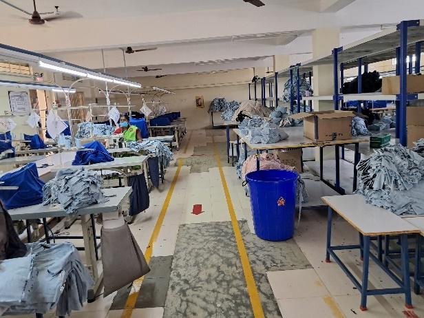 Packed export cartons ready for dispatch